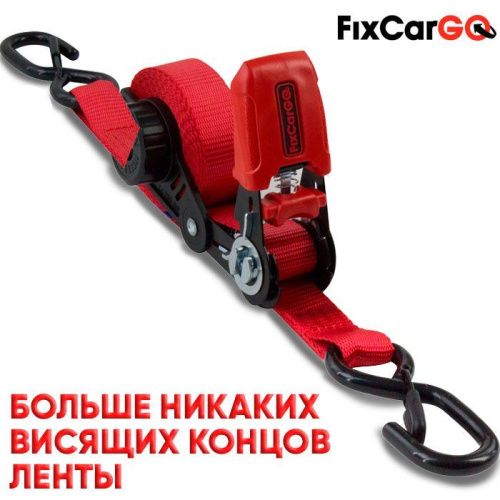 Стяжка груза 25 мм. 0,8 т. с намотчиком и S крюками с фиксатором